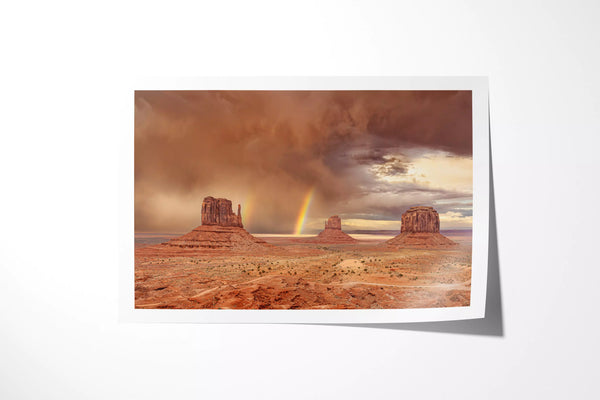 Double Rainbow - Monument Valley