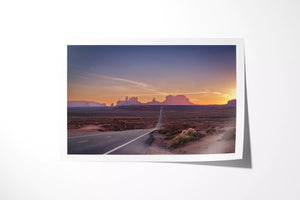 Forest Gump Hill In Orange - Monument Valley