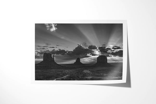 Rays Of Light - Monument Valley