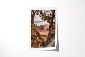 Totem Pole Framed - Monument Valley