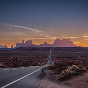 Forest Gump Hill sunset