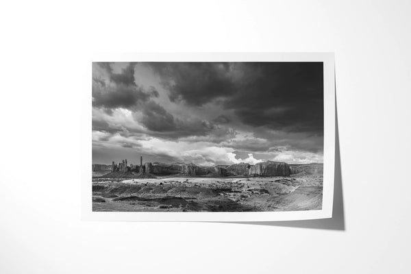 The Dunes Under Cloud Cover - Monument Valley